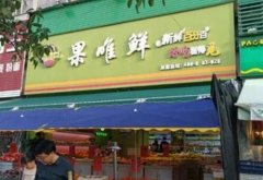 果唯鲜水果店：加盟优势与费用概览